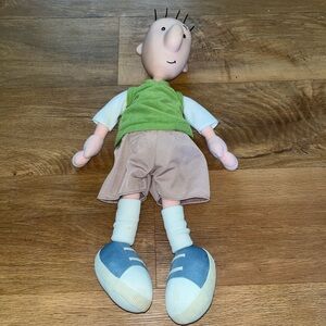 Retro Disney Doug Plush Doll with Vinyl Head 18 inches GUC